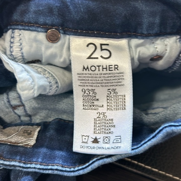 MOTHER The Looker Body Electric Blue
Stretch Denim Jean Sz 25 - Picture 11 of 16